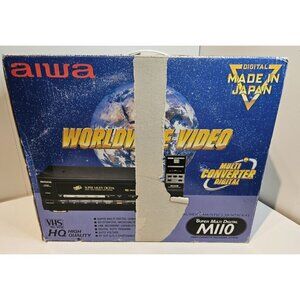 Aiwa HV-MX100 Super VCR Worldwide Video Cassette Recorder NTSC/PAL No Remote